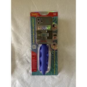 Tenikle Pro Flexible Tripod Bendable Suction Cup Camera & Phone Mount Blue NEW